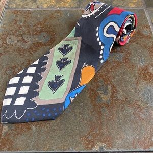 VAN HEUSEN 100% Mens Silk Neck Tie ~ Casino Design ~ Fabulous!